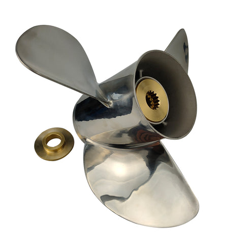 Stainless Steel Propeller for BRP Johnson EVINRUDE OMC Stern Drive >>