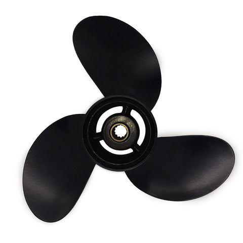 3 Blade 2&4 Stroke 8-9.8HP Dia. 8.5 inch Prop Aluminum Propeller for Tohatsu Nissan Outboard Motor