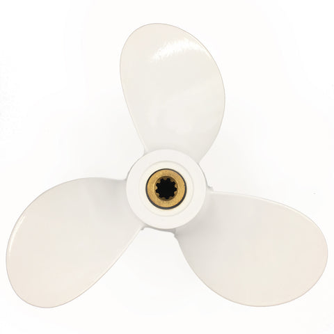 3 Blade 4A/5C/F4A 9 Spline Tooth Dia7.5  Aluminum Propeller for Yamaha Outboard Motor Engine