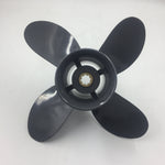 4 Blade 8/9.9/15/20HP 9-1/4x10 RH Prop 8 Spline Tooth Aluminum Propeller for Honda Outboards