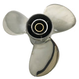 3 Blade 9.9/15/20HP RH Dia 9.25 inch SS Prop 14 Tooth Stainless Steel Propeller for Mercury Outboard Motor Engine