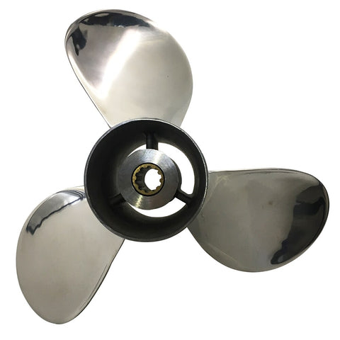 Boat Propeller 9.9x14 Fit for Tohatsu Outboard 25HP-30HP Stainless Steel Prop 10 Tooth