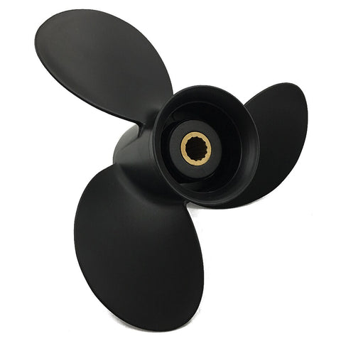 Boat Propeller 9 1/4x10 Fit for Tohatsu 9.9-18HP Aluminum Prop 14 Tooth RH OEM NO: 3BAB64521-1 9.25x10