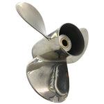 Boat Propeller 9.25x10 for Mercury 9.9HP-15HP 3 Blades Stainless Steel Prop SS 14 Tooth RH OEM NO: 48-897750A11 9 1/4x10