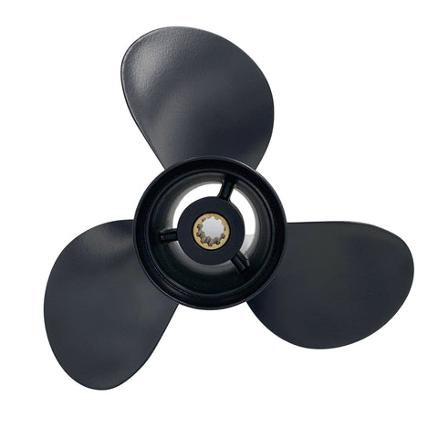 Boat Propeller 9.8x11 Fit for Tohatsu Outboard 20HP-30HP 3 Blades Aluminum Prop 10 Tooth Propel RH OEM NO: 3R0B645230 9.8x11