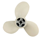 ARKDOZA 3 Blade 2HP 7 1/4X5-A Pin Drive Aluminum Propeller for Yamaha Outboard Motor