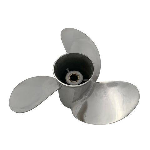 Boat Propeller 8.5x8.5 Fit for Tohatsu Outboard 8HP-9.9HP Stainless Steel Prop 12 Tooth OEM NO: 3B2B64517-1 8 1/2X8 1/2