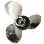 Boat Propeller 10 1/2x13 Fit for Mercury Outboard 25HP-40HP Stainless Steel Prop 13 Tooth OEM NO: 48-855858A46 10.5x13