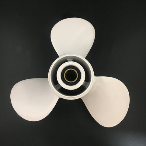 Boat Propeller Suit for Yamaha 9 7/8x14 Aluminum Prop 25-30HP 3 Blade 10 Tooth RH OEM No: 664-45952-00-EL