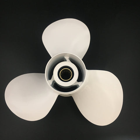 Boat propeller suit for Yamaha 11 3/4x10 aluminum prop 40-55HP 3 blade 13 tooth RH OEM No: 663-45954-01-EL