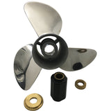 New 3 Blade 150/175/200/220/225/250HP 15 Spline Tooth RH SS Prop Stainless Steel Propeller for Yamaha Outboards