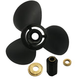 3 Blade 90CT-400HP RH 15 Tooth Boat Outboard Aluminum Propeller for Mercury & Mercuriser Stern Drives with Interchangeable Rubber Hub Kit