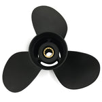 3 Blade 35/40/50HP 13 Spline Tooth RH Prop Aluminum Propeller for Tohatsu Nissan Outboard Motor with Pressed in Rubber Hub