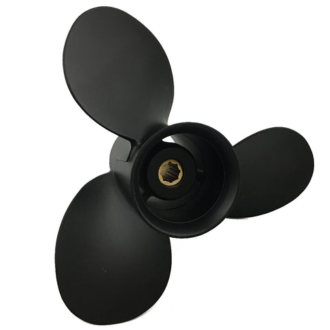 3 Blade 6/8/9.9/10/15HP Dia. 9 inch 8 Tooth RH Prop Aluminum Propeller fit Mercury Outboard Motor Engines