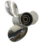 3 Blade 25/28/30HP 10 Tooth RH Dia 9.9 inch SS Prop Stanless Steel Propeller for Mercury Outboard Motor Engine