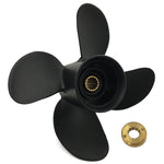 4 Blade 25-70HP 13 Spline Tooth RH Prop Aluminum Propeller for Mercury Outboards Motor Engine