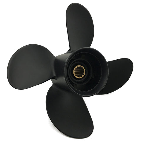 Dia. 10.3  High Thrust 4 Blade 35/40/50HP RH Prop Aluminum Propeller for Tohatsu&Nissan Outboards