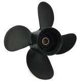 4 Blade 35-65HP 13 Spline Tooth RH Prop Aluminum Propeller for Suzuki Outboards with Rubber Hub