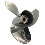 3 Blade 60/70/75/90/115/120/140hp RH 15 Tooth SS Prop Stainless Steel Propeller for Tohatsu/Nissan Outboard Motor Engine