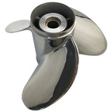 3 Blade 60/70/75/90/115/120/140hp RH 15 Tooth SS Prop Stainless Steel Propeller for Tohatsu/Nissan Outboard Motor Engine